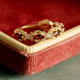 Aurelia Garnet Starburst Ring - CAMELLIA 6