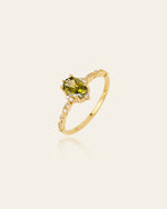 Verdure Peridot Ring - CAMELLIA 6