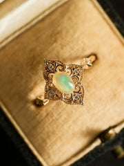 Aurielle Opal Adjustable Ring - CAMELLIA