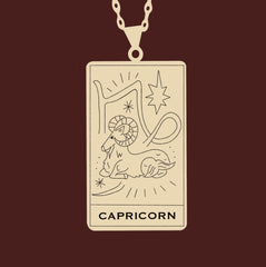 Capricorn Astrology Necklace