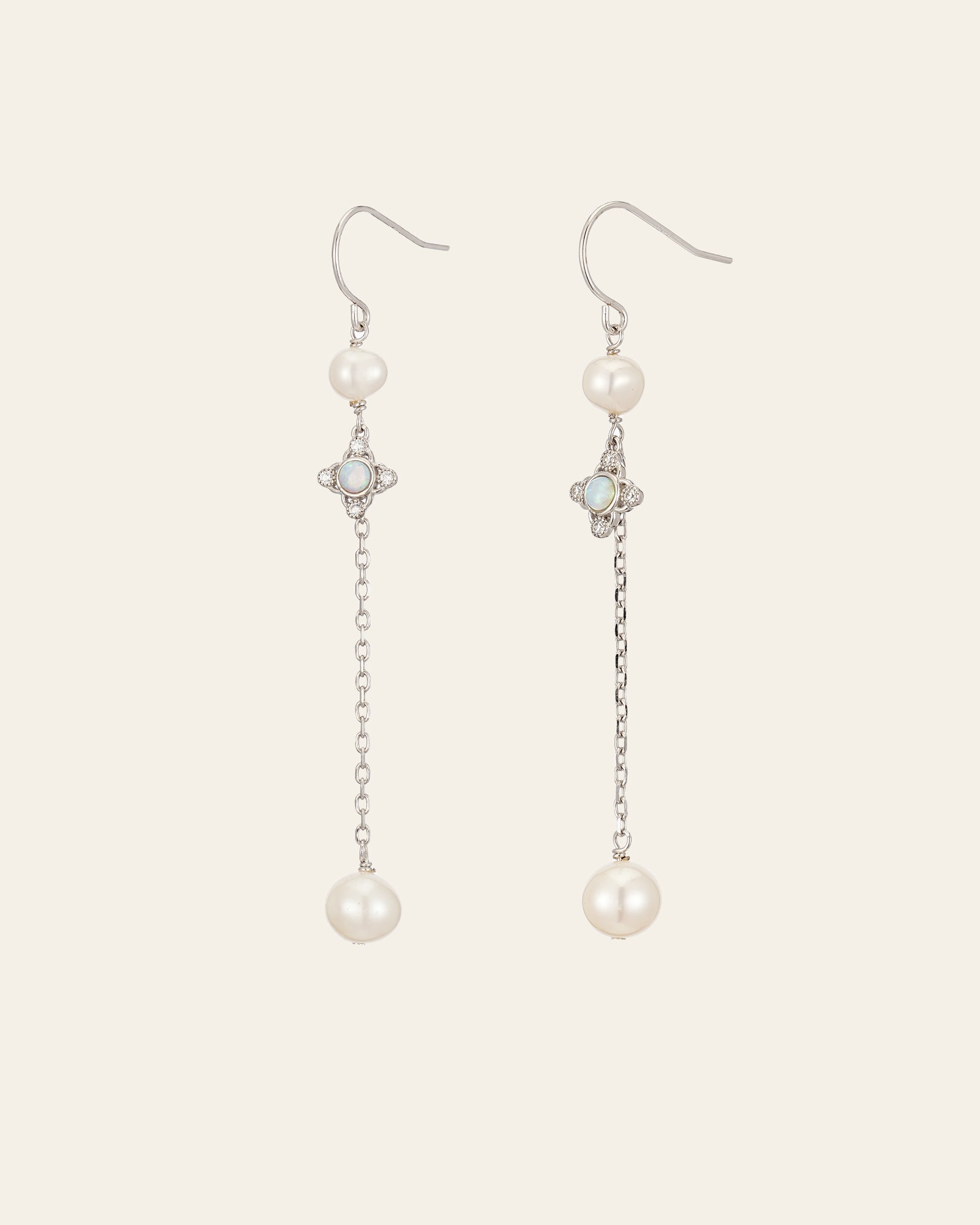 Audrey Opal Pearl Earrings