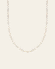 3mm Pearl Chain Necklace