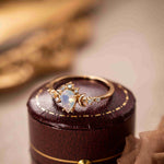 Celestia Moonstone Ring - CAMELLIA 5 US