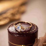 Celestia Moonstone Ring - CAMELLIA 5 US