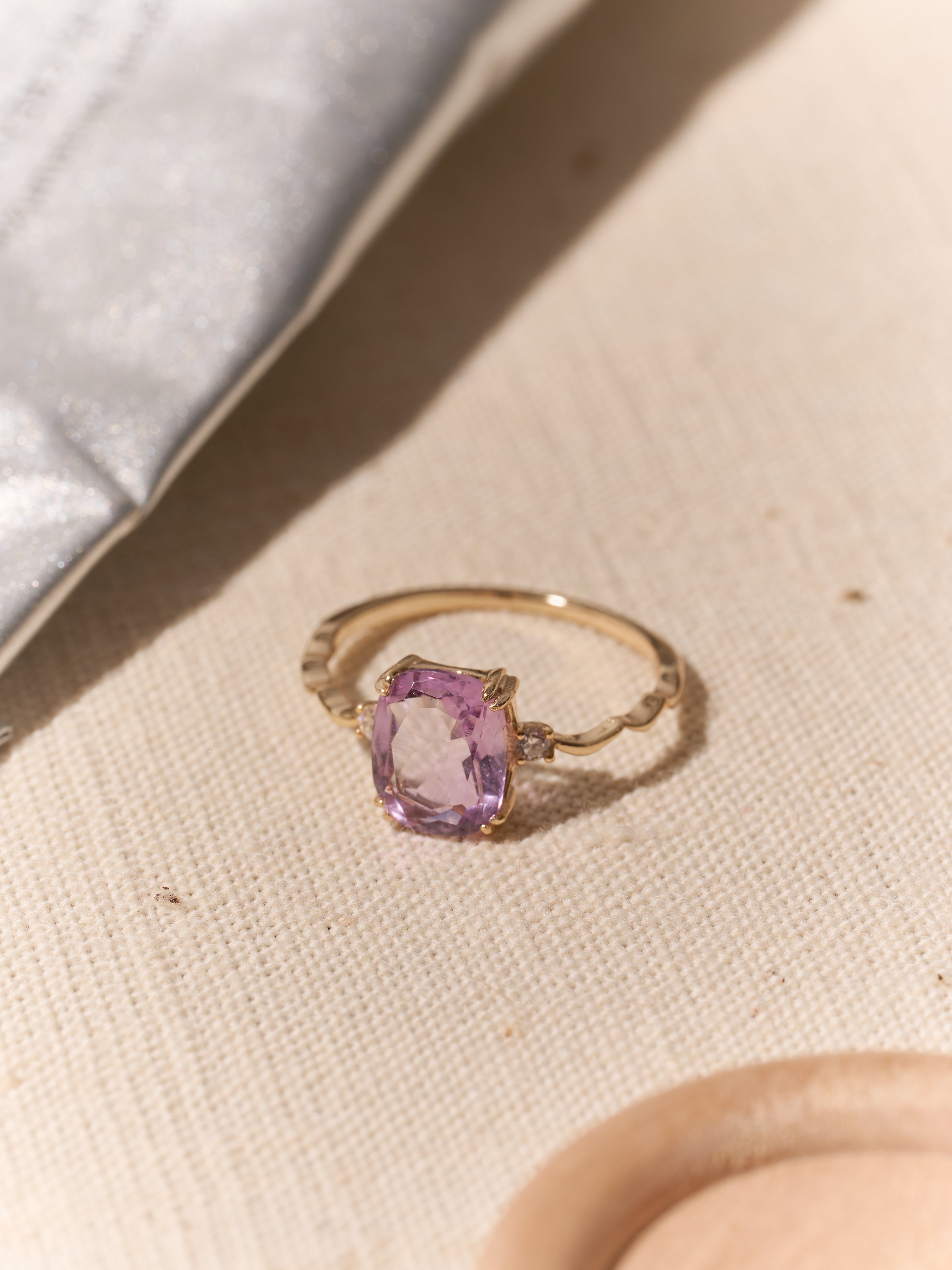 Lunar Amethyst Ring