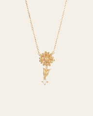 Nerissa April Daisy Diamond Necklace