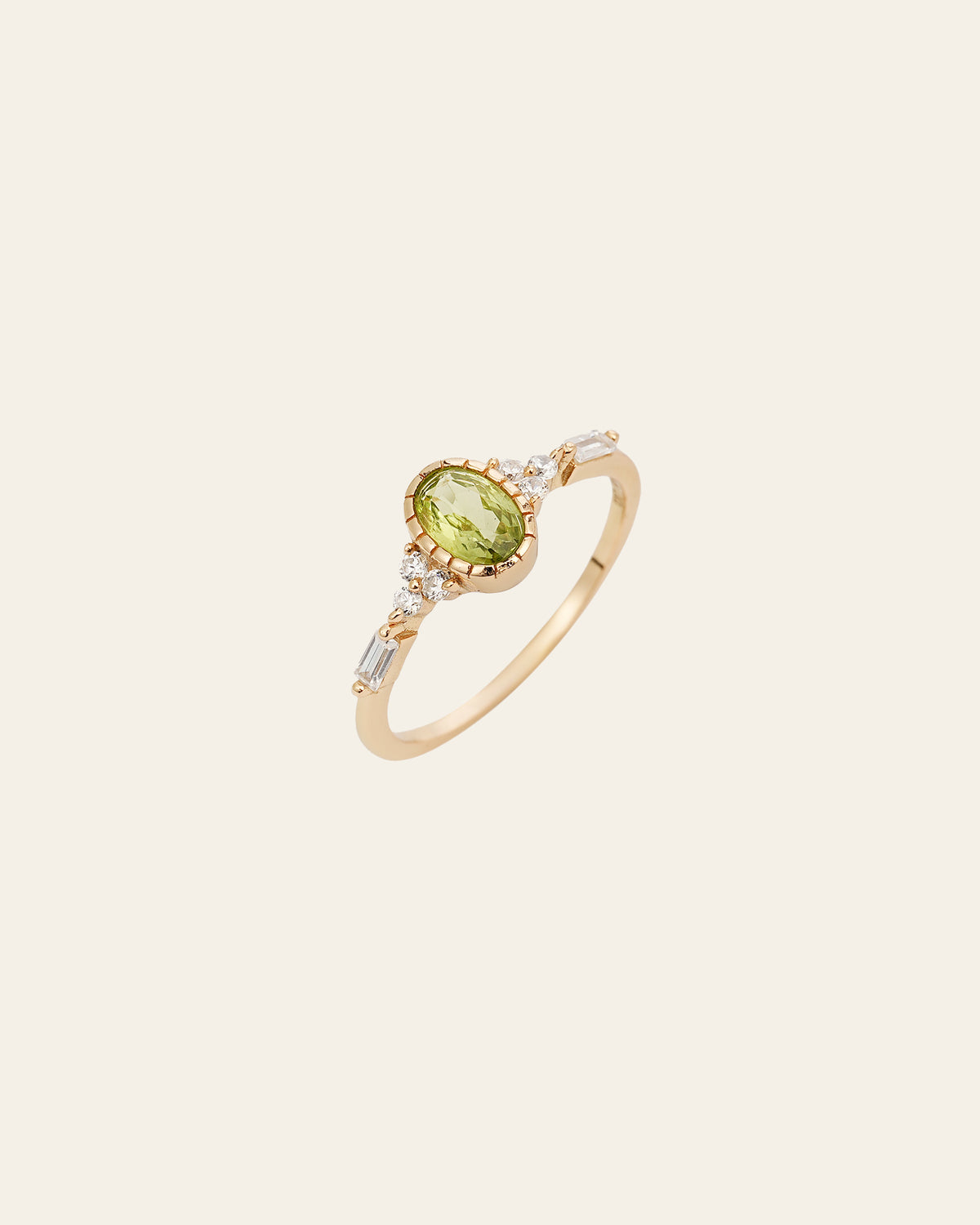 Verdantia Peridot Ring - CAMELLIA US 5