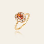 Garnet Couronne Ring - CAMELLIA 6