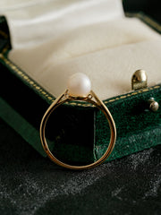 Lune Pearl Ring - CAMELLIA US 5