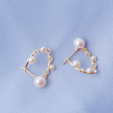 Pearl Halo Earrings