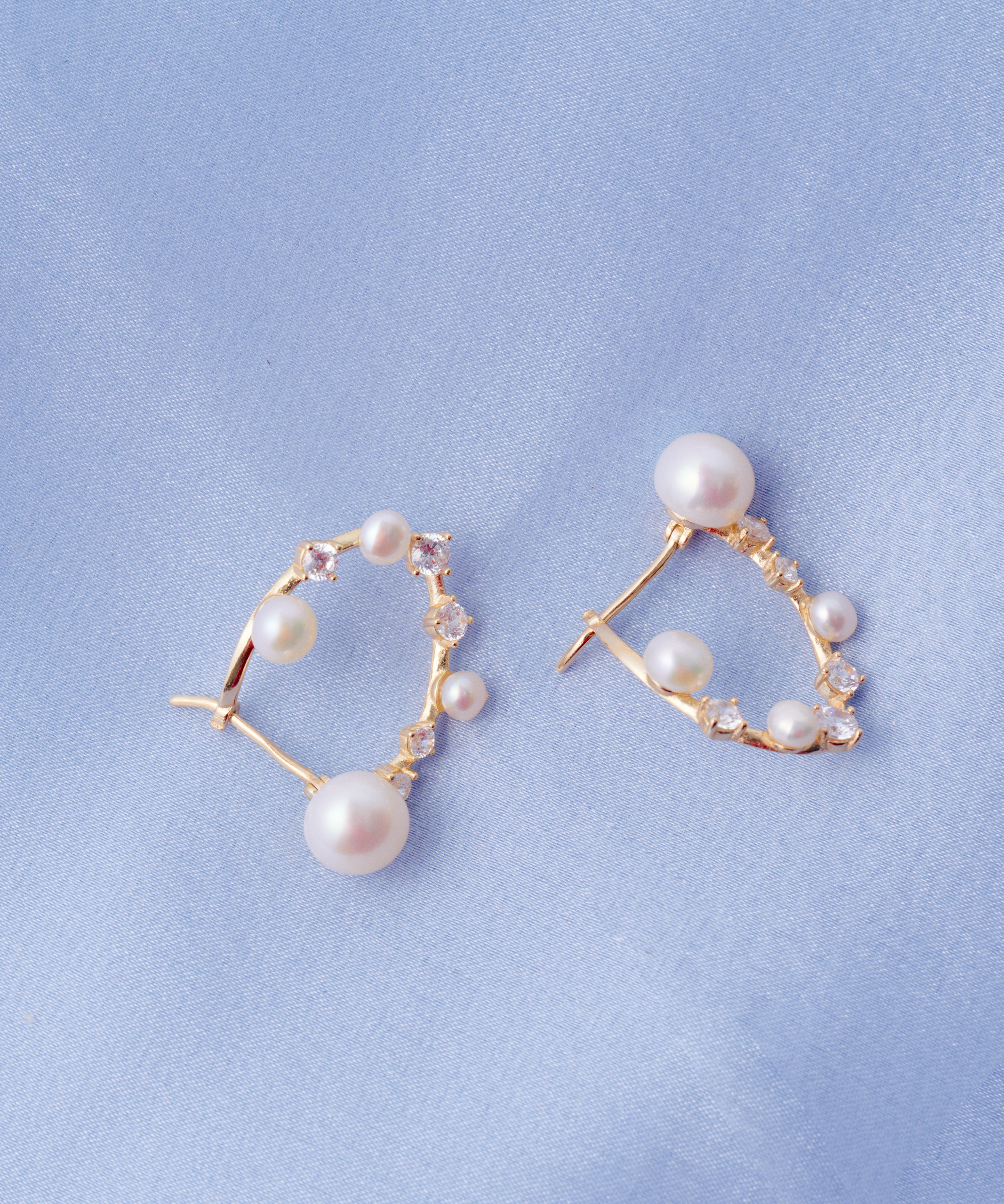 Pearl Halo Earrings