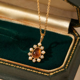 Amber Blossom Necklace