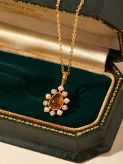 Amber Blossom Necklace