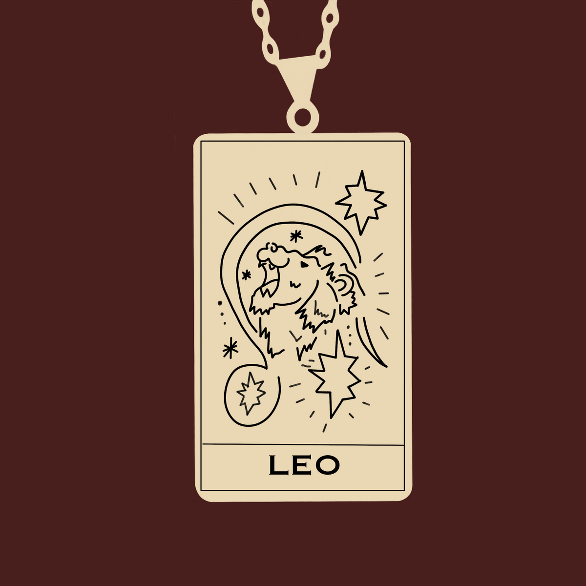 Leo Astrology Necklace