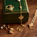Aurielle Opal Jewelry Set - CAMELLIA