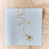 Laurel Peridot Necklace