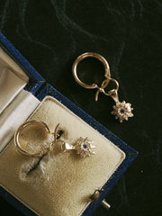 Elsa Holly Tanzanite Earrings - CAMELLIA Gold
