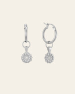 Elsa Daisy Diamond Earrings - CAMELLIA White Gold