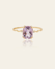 Lunar Amethyst Ring - CAMELLIA