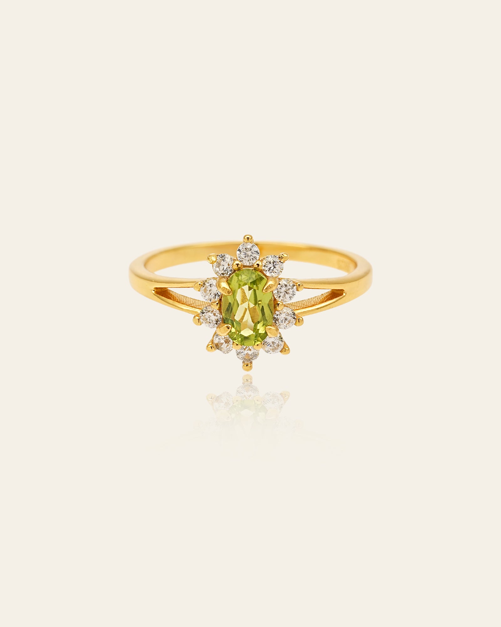 Aurora Peridot Ring - CAMELLIA 5 US