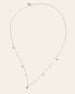 Moren Emerald Diamond Necklace - CAMELLIA White Gold