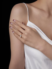 Etheral Moissanite Band - CAMELLIA 5 US