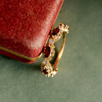 Aurelia Garnet Starburst Ring - CAMELLIA 6