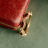 Aurelia Garnet Starburst Ring - CAMELLIA 6
