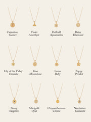 Elsa Birth Month Necklaces - CAMELLIA January
