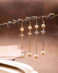 Audrey Opal Pearl Earrings