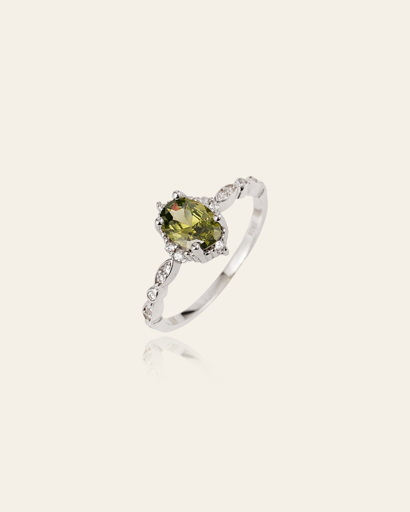 Verdure Peridot Ring - CAMELLIA 6