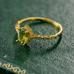 Verdure Peridot Ring - CAMELLIA 6