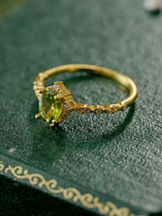 Verdure Peridot Ring - CAMELLIA 6