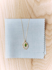 Laurel Peridot Necklace