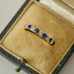 Sapphire Rhythm Ring - CAMELLIA