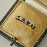 Sapphire Rhythm Ring - CAMELLIA