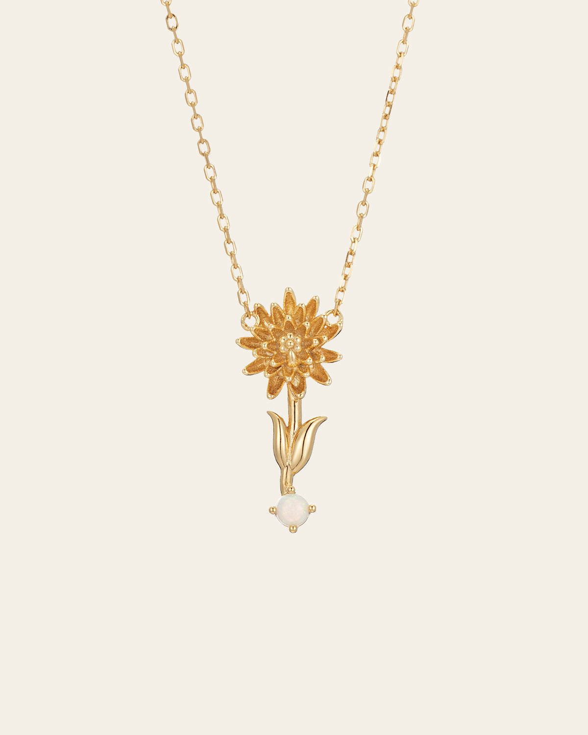 Nerissa October Marigold Opal Necklace