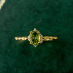 Verdure Peridot Ring - CAMELLIA 6