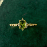 Verdure Peridot Ring - CAMELLIA 6