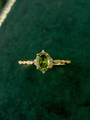 Verdure Peridot Ring - CAMELLIA 6