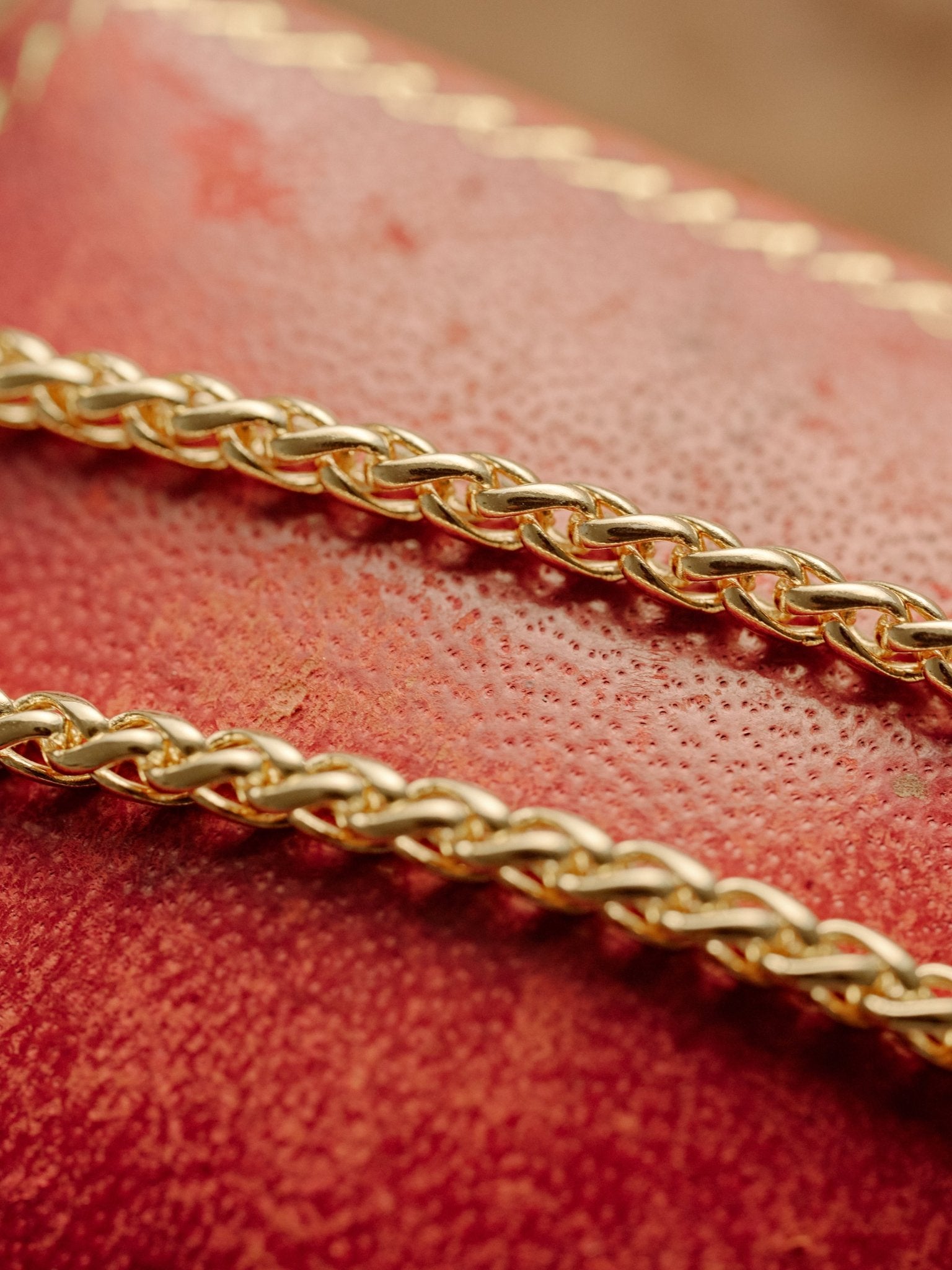 3mm Circle Chain Necklace - CAMELLIA Gold