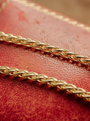 3mm Circle Chain Necklace - CAMELLIA Gold