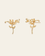 Hebe Lily Leaf Earrings