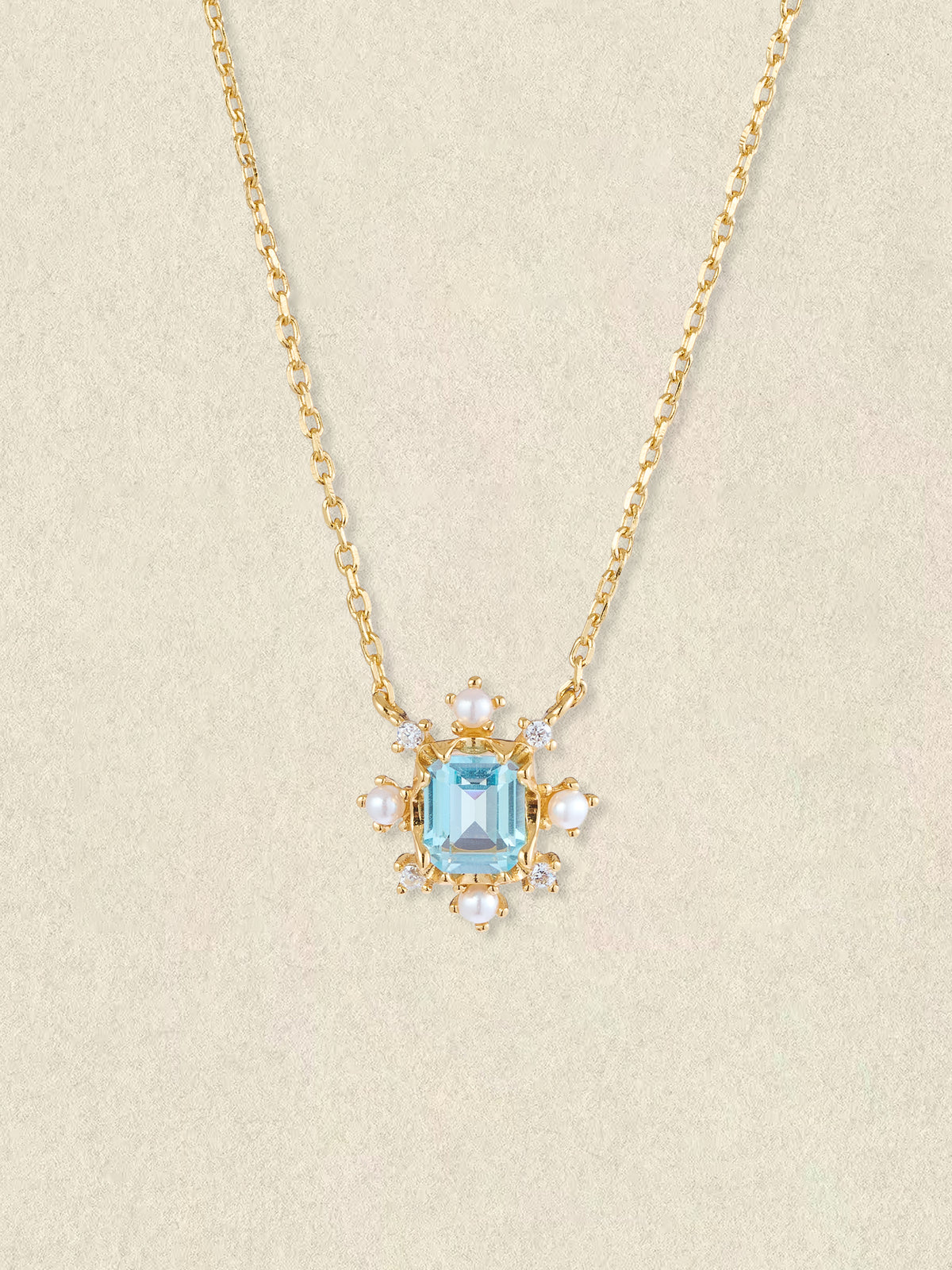 Seafoam Pearl Necklace