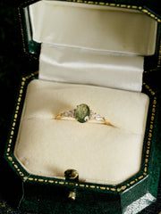 Green Rutilated Quartz Ring - CAMELLIA 5