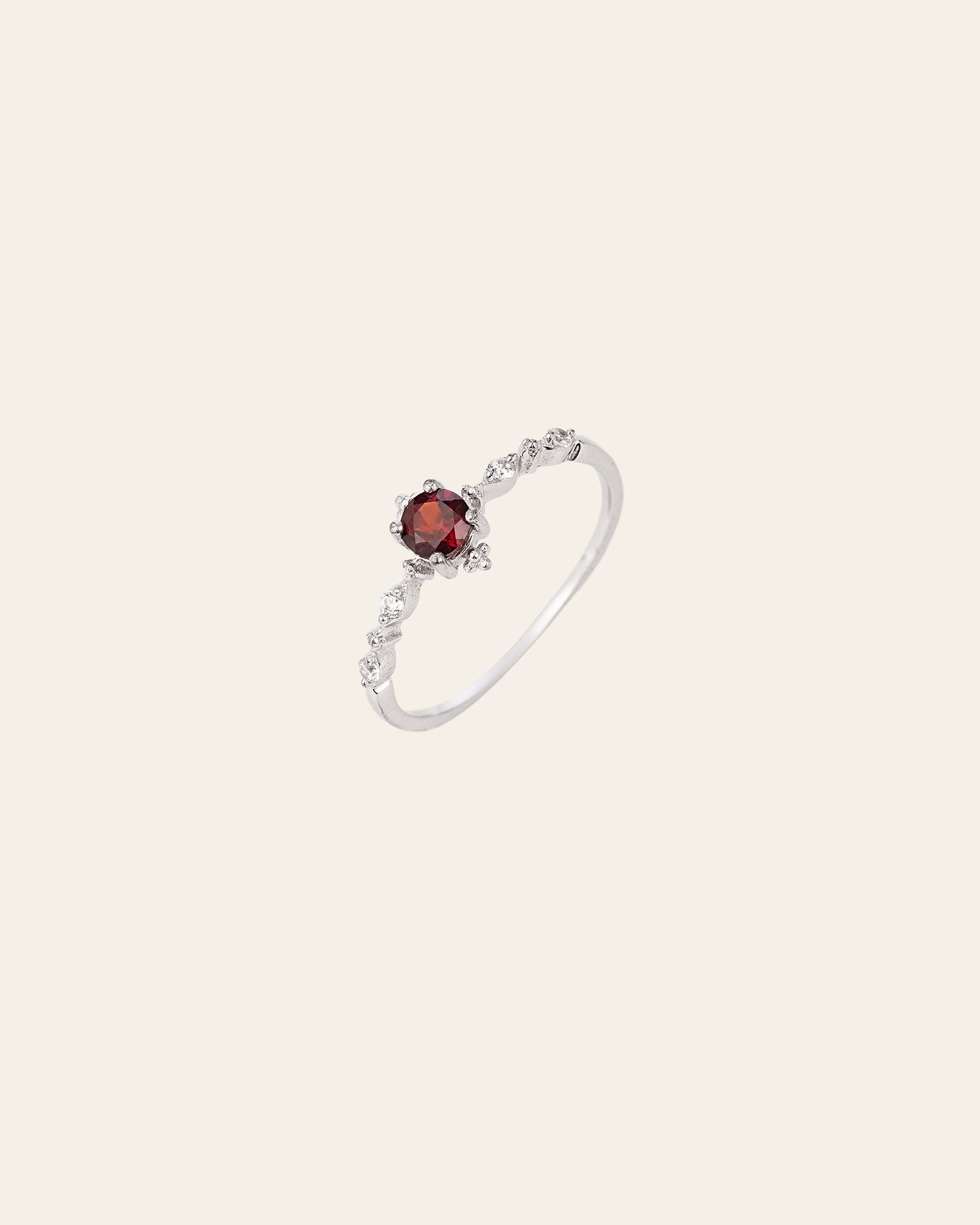 Lottie Garnet Ring