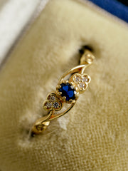 Celeste Bloom Sapphire Ring