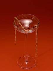 3mm Circle Chain Necklace - CAMELLIA White Gold