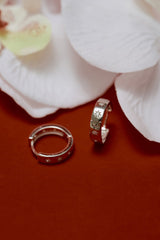 Starburst Cz Hoops - CAMELLIA Gold