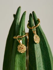 Elsa Birth Month Earrings - CAMELLIA June
